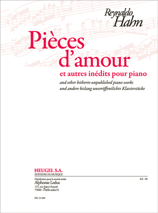 Book cover for Pieces d'amour