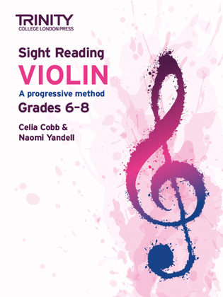 Book cover for Sight Reading Violin: Grades 6-8