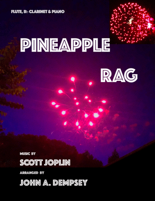 Book cover for Pineapple Rag (Trio for Flute, Clarinet and Piano)