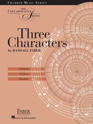 Book cover for Three Characters - The Collaborative Artist