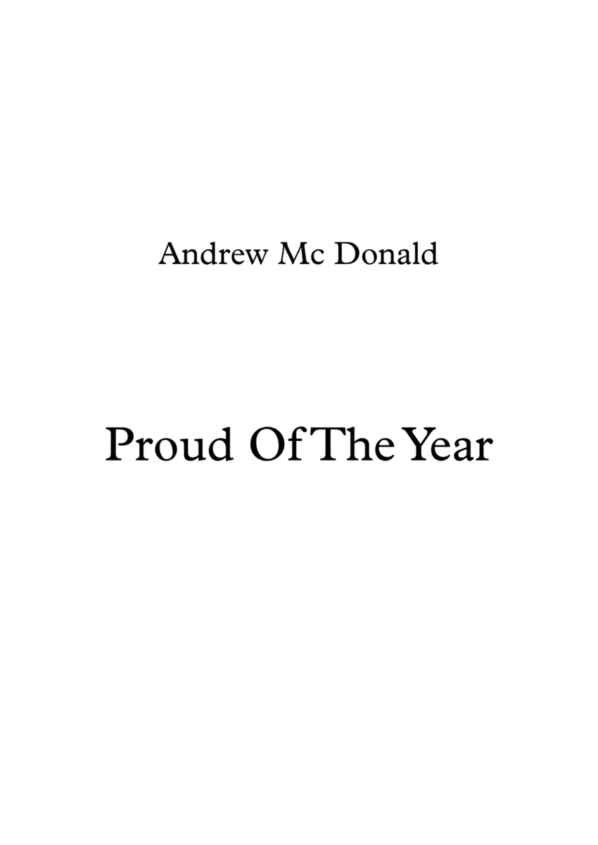 Proud Of The Year