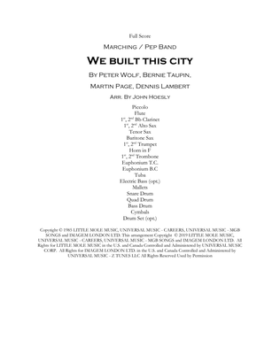 We Built This City