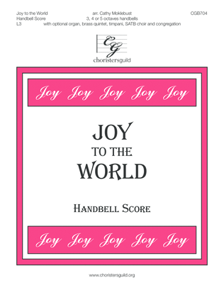 Book cover for Joy to the World - Handbell Score