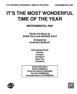 Book cover for It's the Most Wonderful Time of the Year