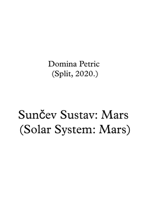 Book cover for Solar System: Mars