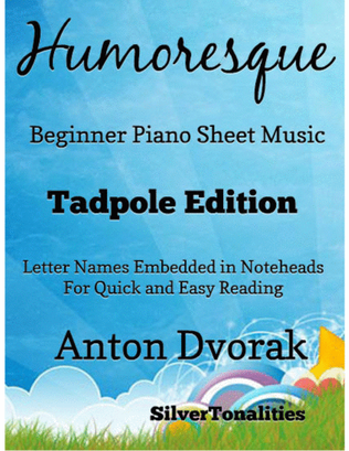 Book cover for Humoresque Beginner Piano Sheet Music 2nd Edition