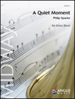 Book cover for A Quiet Moment Brass Band Score