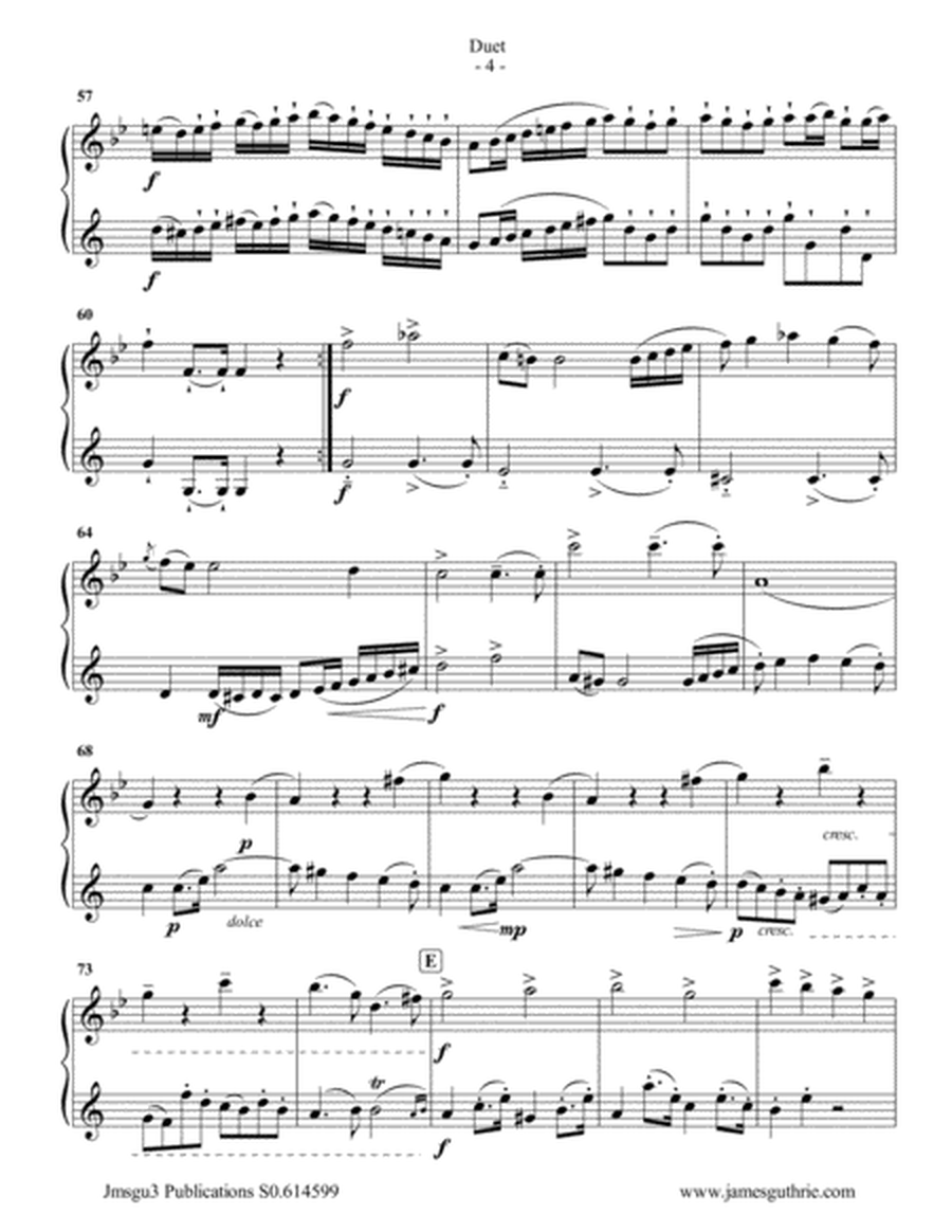 Beethoven: Duet WoO 27 No. 3 for Flute & Bass Clarinet image number null