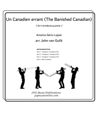 Book cover for Un Canadien errant - Trombone Quartet