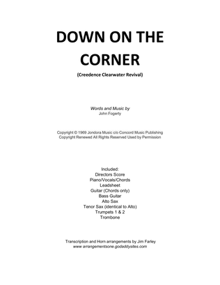 Book cover for Down On The Corner