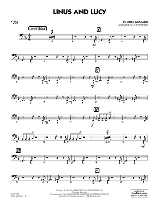 Book cover for Linus and Lucy (arr. John Berry) - Tuba
