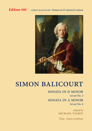 Book cover for Sonata in D minor and A minor
