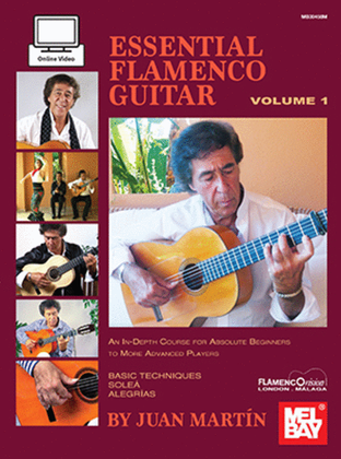 Book cover for Essential Flamenco Guitar: Volume 1-An In-Depth Course for Absolute Beginners to More Advanced Players