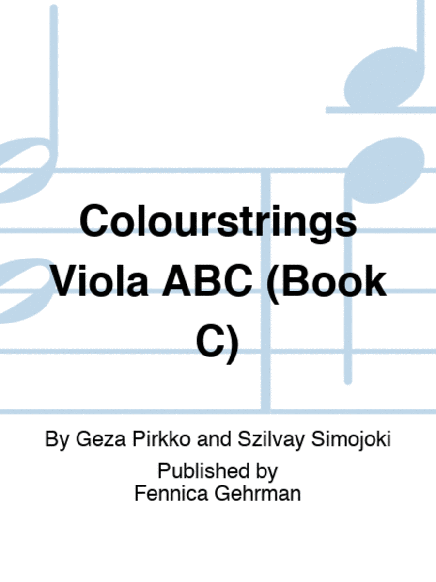 Colourstrings Viola ABC (Book C)