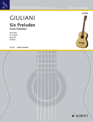 Book cover for Six Preludes, Op. 83