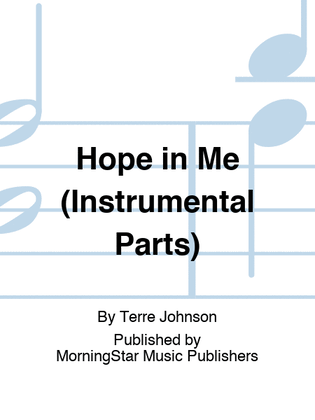 Book cover for Hope in Me (Instrumental Parts)