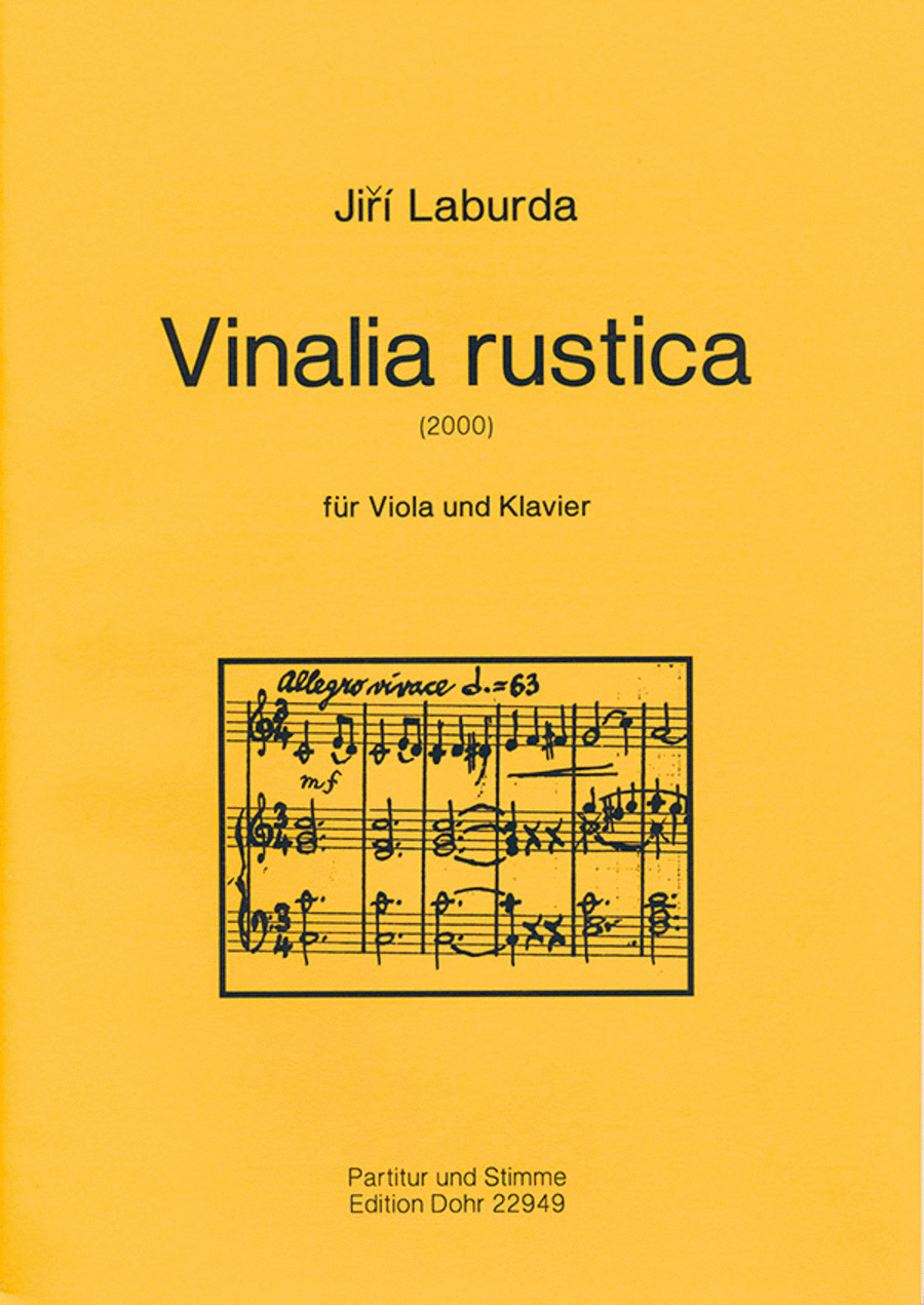 Vinalia rustica für Viola und Klavier (2000)