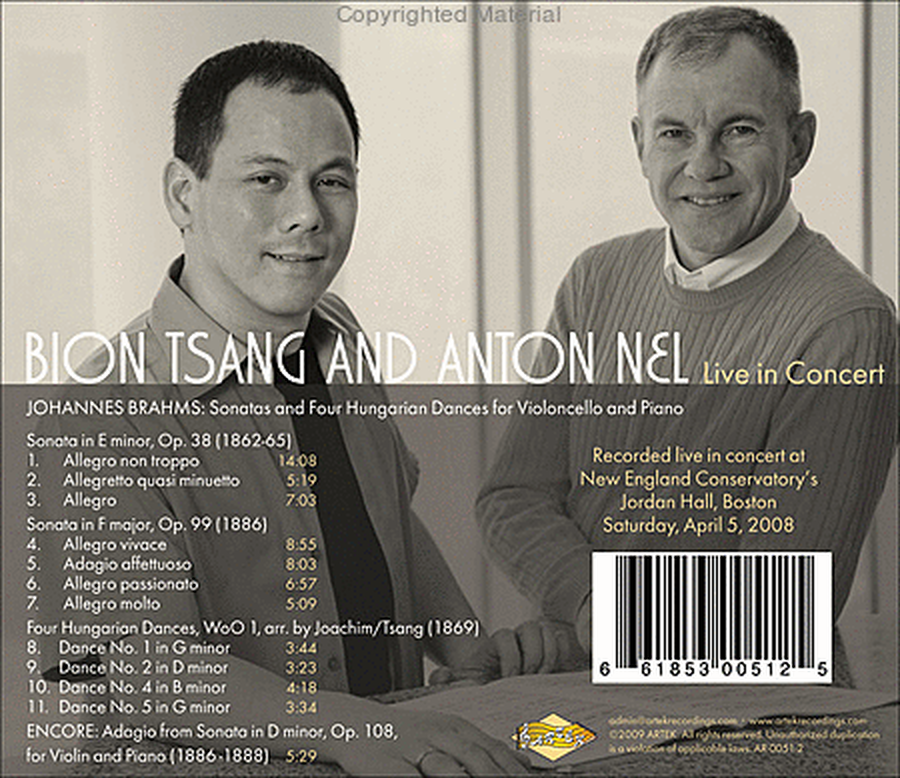 Bion Tsang & Anton Nel Live In