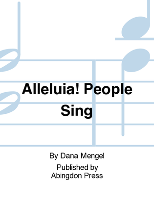 Book cover for Alleluia! People Sing
