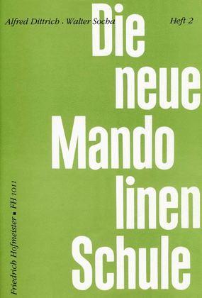 Book cover for Die Neue Mandolinenschule, Heft 2