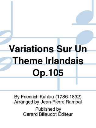 Book cover for Variations Sur Un Theme Irlandais Op. 105