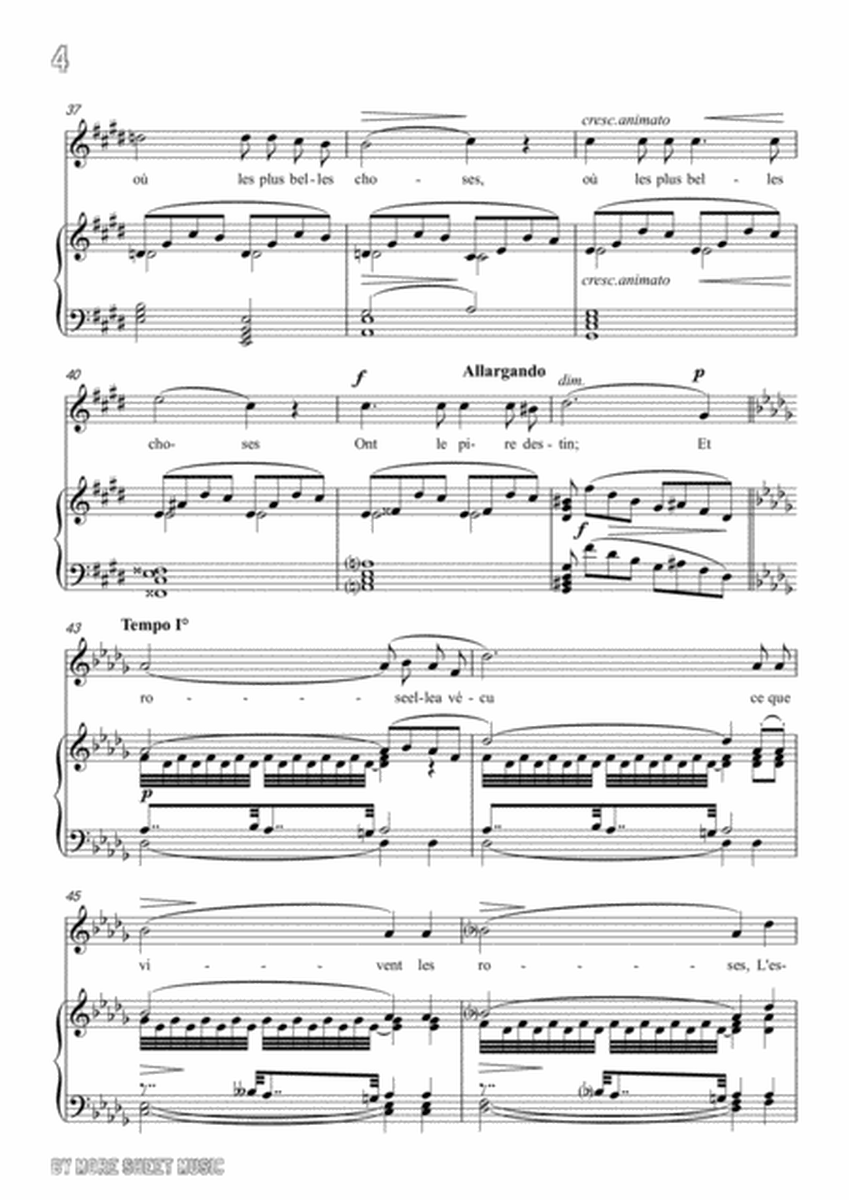 Masse-Consolation in c sharp minor,for Voice and Piano image number null