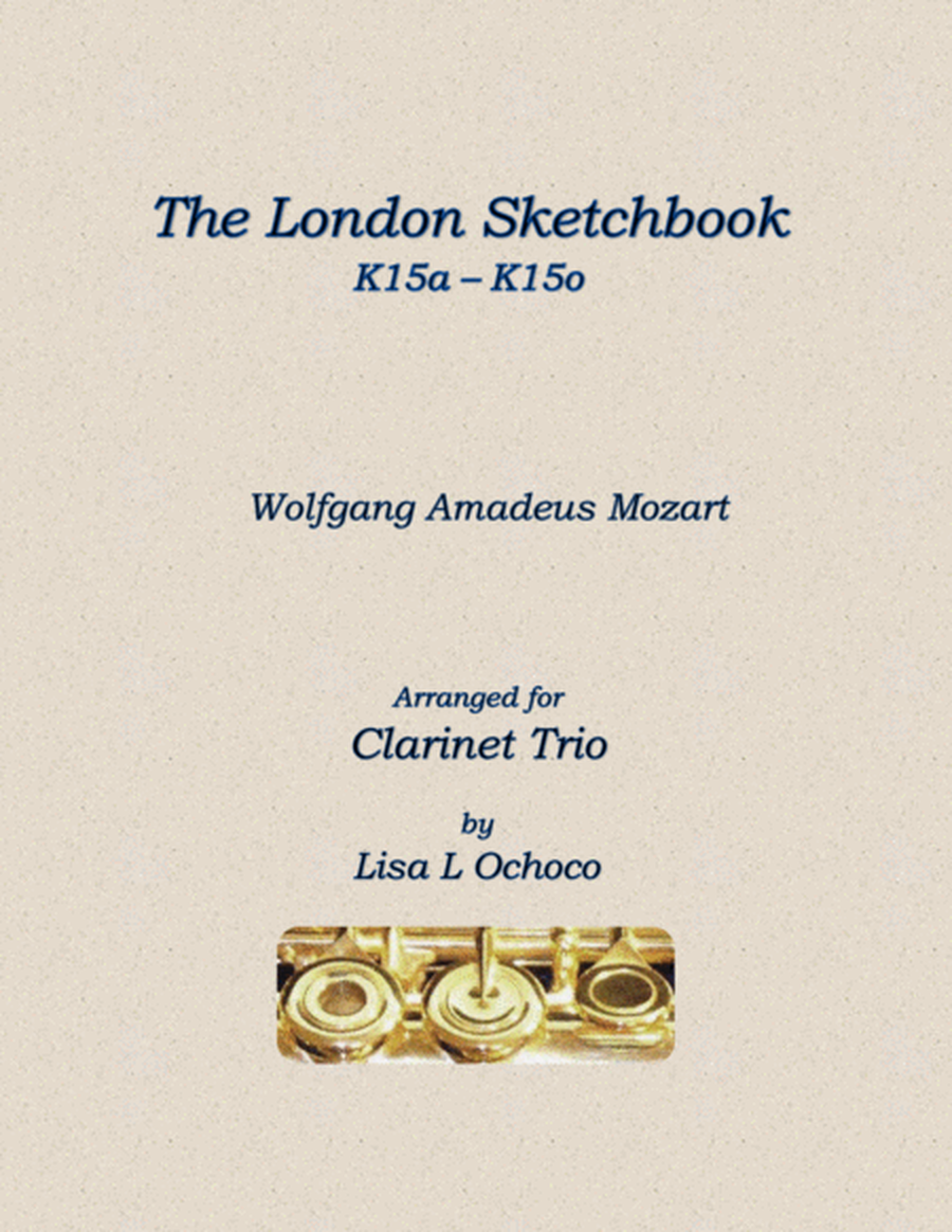 The London Sketchbook K15a - K15o for Clarinet Trio image number null