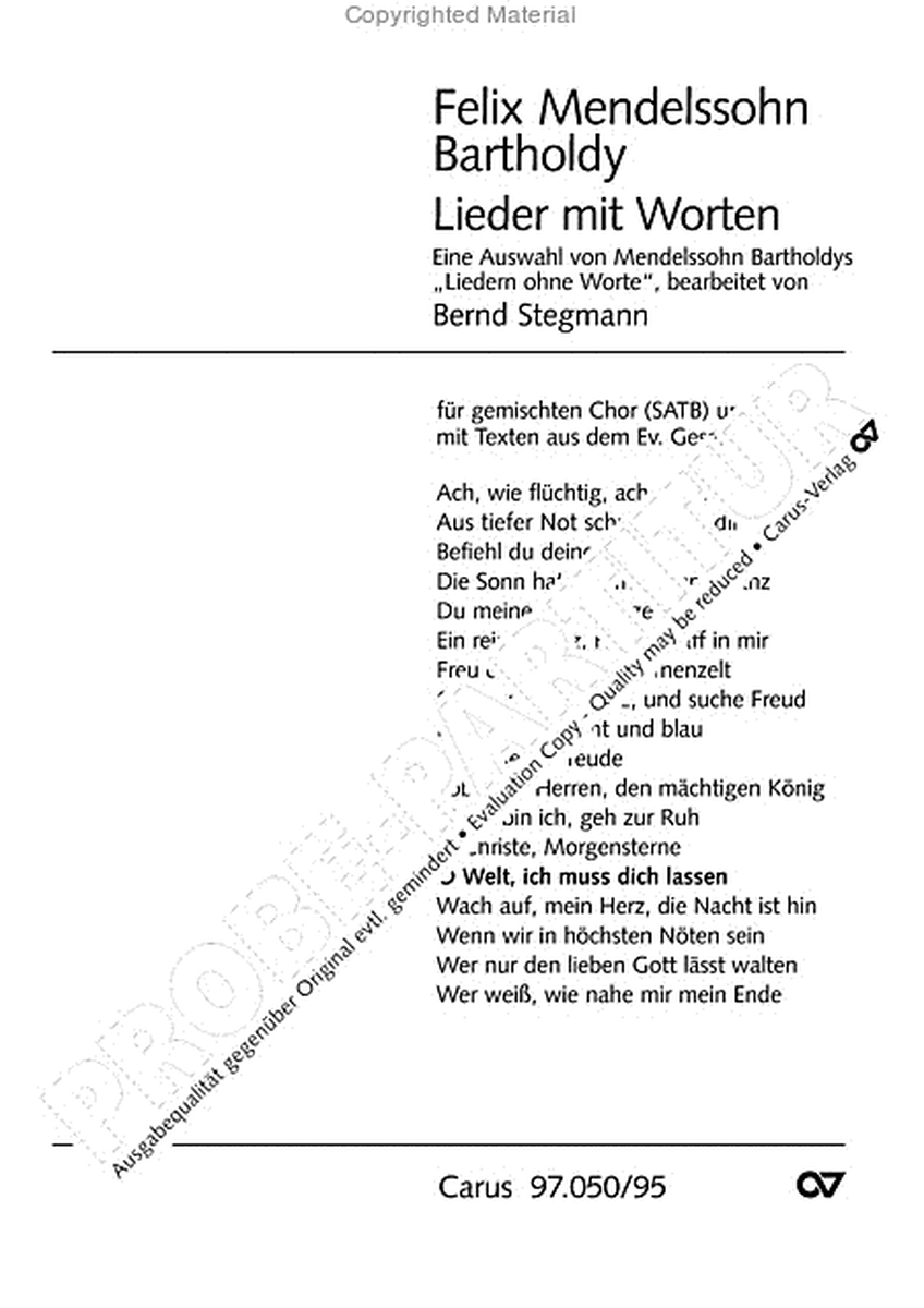 Lieder with Words