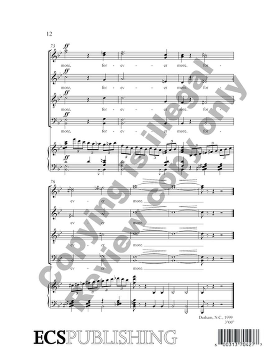 Cherish Your Land (Choral score)