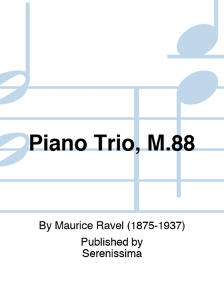 Book cover for Piano Trio, M.88