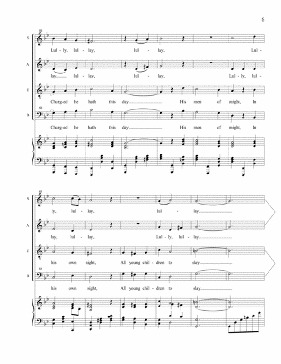 Coventry Carol (SATB) image number null
