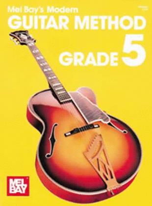 Book cover for Modern Guitar Method Grade 5