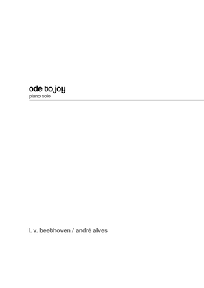 Book cover for Ode To Joy