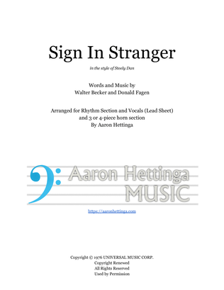 Sign In Stranger