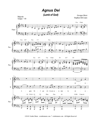 Book cover for Agnus Dei (SATB)