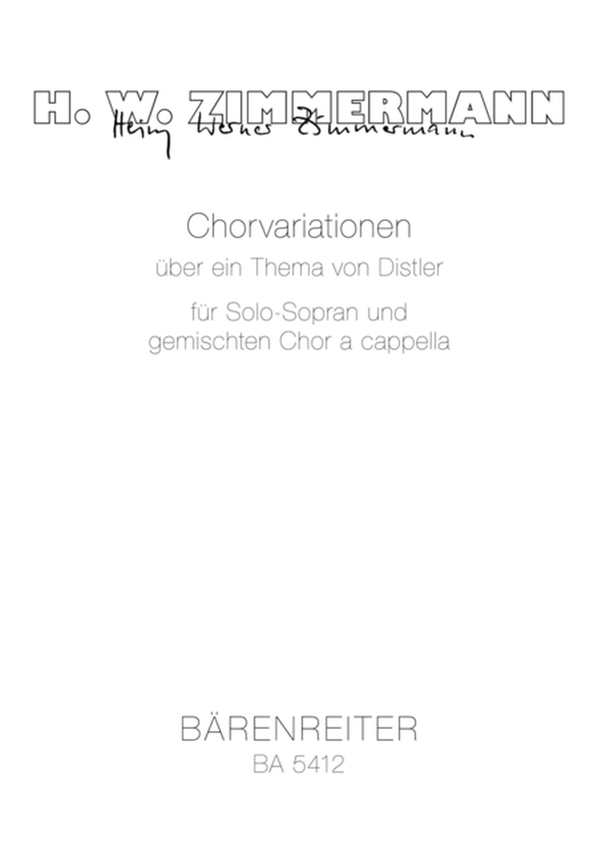 Choral Variations on a Theme by Hugo Distler