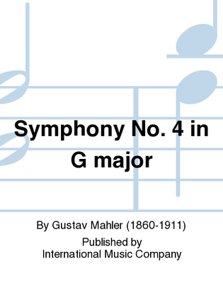 Book cover for Symphony No. 4 In G Major