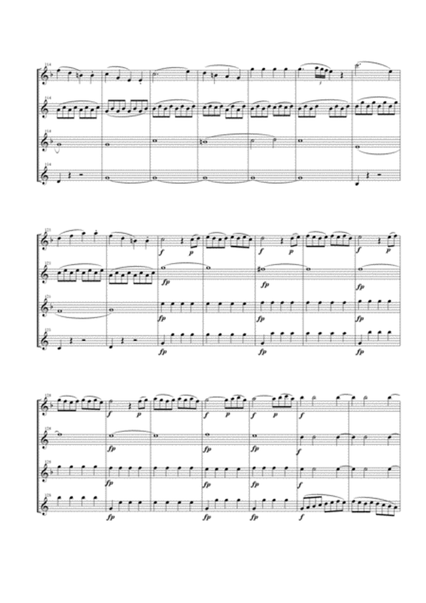 Overture from the opera "The Marriage of Figaro" for Saxophone Quartet (SATB) image number null