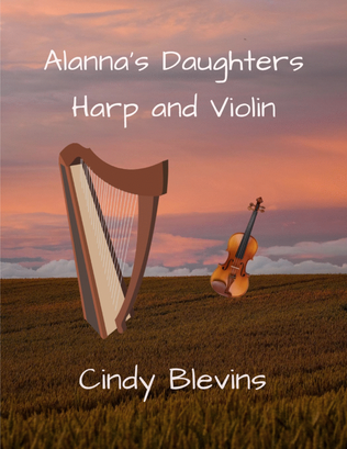 Book cover for Alanna's Daughters, for Harp and Violin