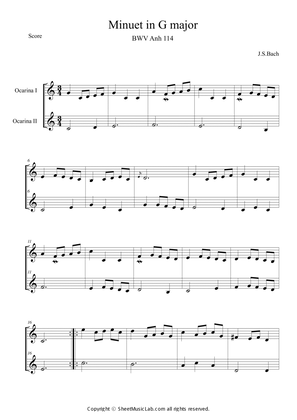 Book cover for Minuet in G major (in C)