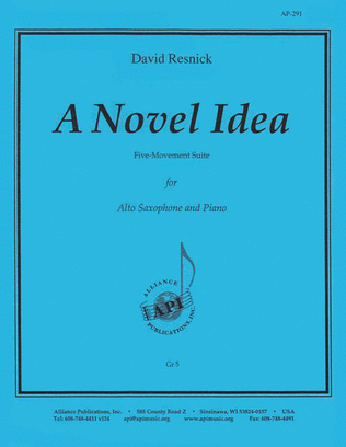 A Novel Idea - Alto Sax Solo-pno