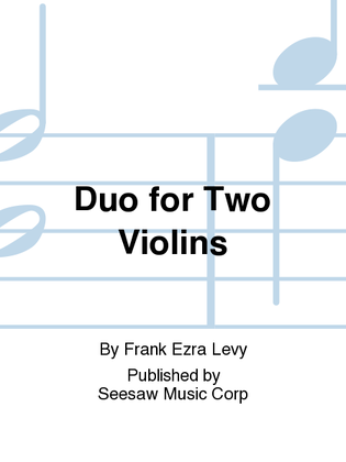 Book cover for Duo for Two Violins