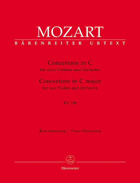 Concertone in C major for two Violins and Orchestra