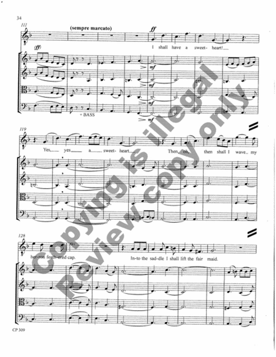 Songs of Laughter, Love, & Tears (Full Score & Parts) image number null