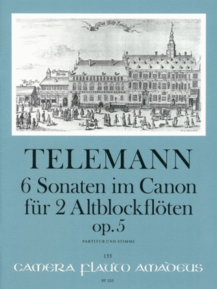 Book cover for 6 Canonic Sonatas op. 5