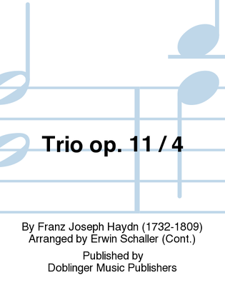 Trio op. 11 / 4