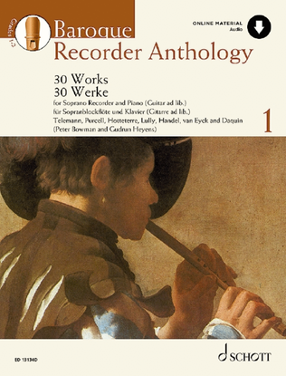 Book cover for Baroque Recorder Anthology