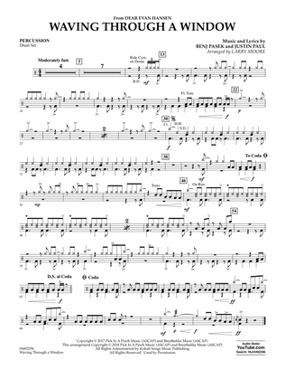 Waving Through a Window (from Dear Evan Hansen) (arr. Larry Moore) - Percussion