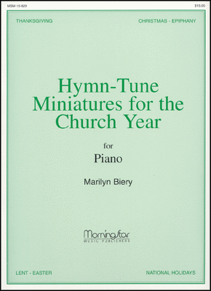 Book cover for Hymn-Tune Miniatures for the Church Year