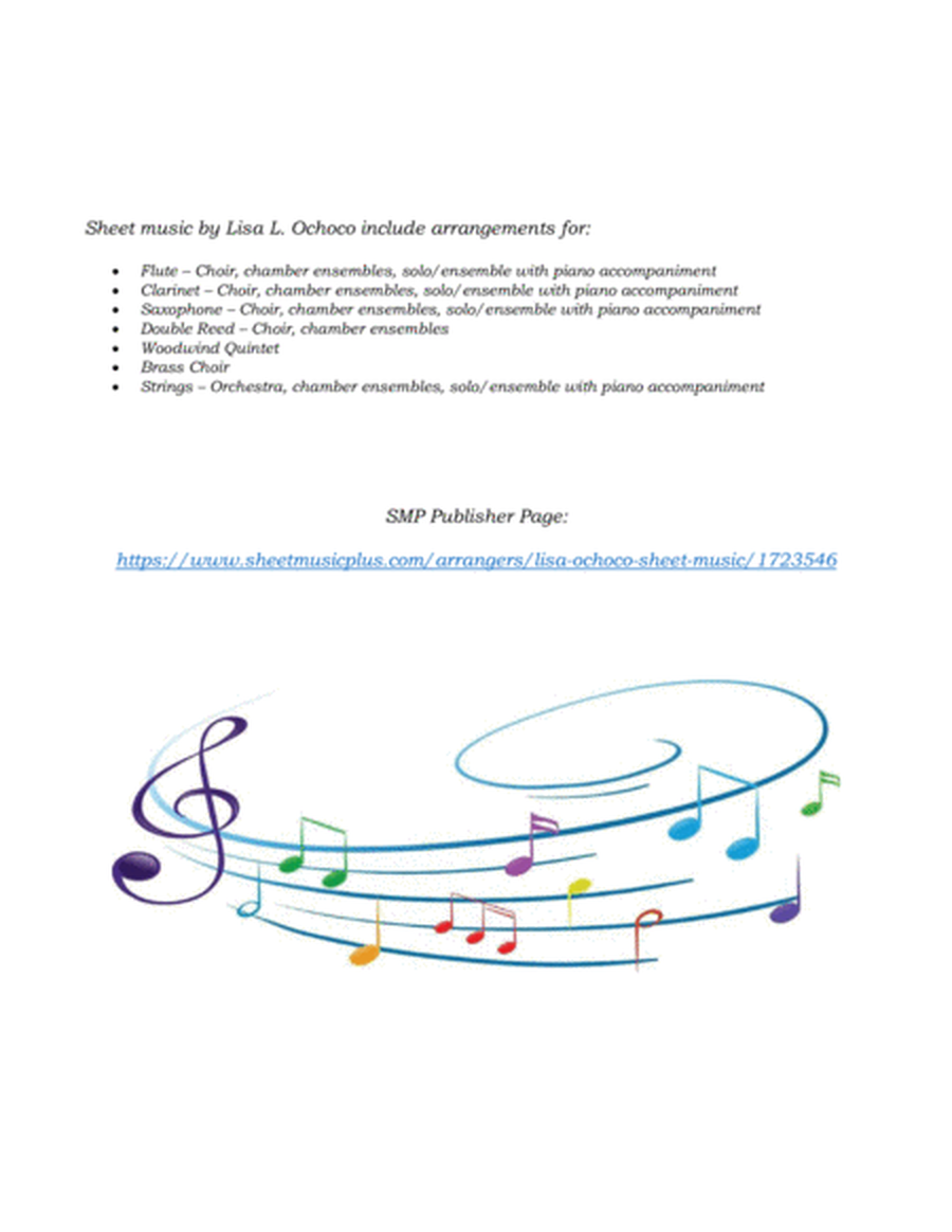 A Sixsome for Clarinets Op30 No4 for Clarinet Choir image number null